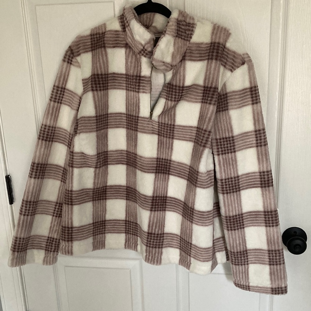 Sunday in Brooklyn Fuzzy Sweatshirt-size XL